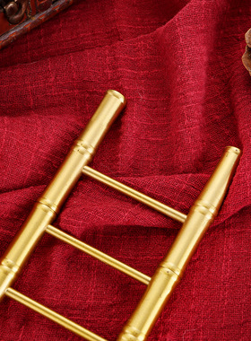 【JZ128】复古黄铜登云梯桌面手把件步步高梯子装饰工艺品乔迁升