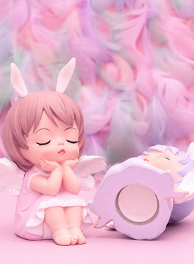 天使摆件风铃情侣礼物存钱罐