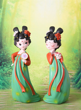 国潮风艺琳树脂装饰摆件国风客厅