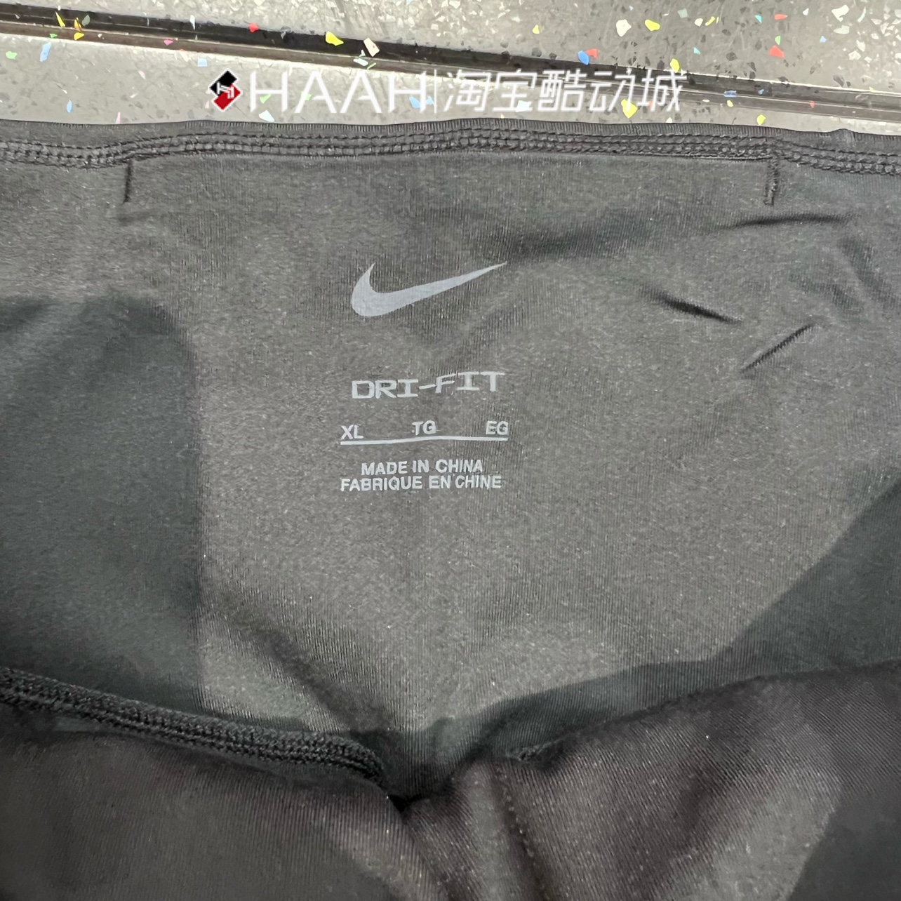 Nike耐克高弹紧身女速干提臀健身训练显瘦瑜伽裤9分裤BQ9995-010