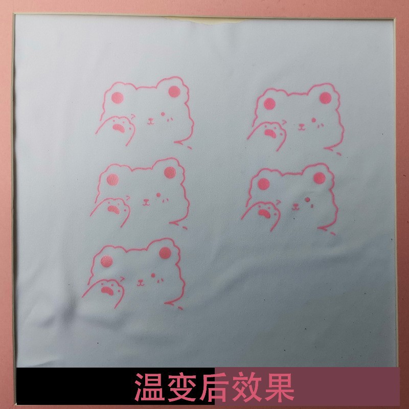 温变烫画烫标冰袖箱包服装logo柯式耐水洗DIY热转印烫画贴-图2