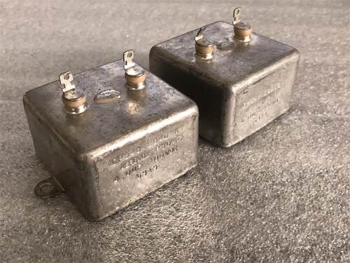 古董 美国AEROVOX 4UF 100V 405K 发烧胆机耦合油浸无极电容 - 图1