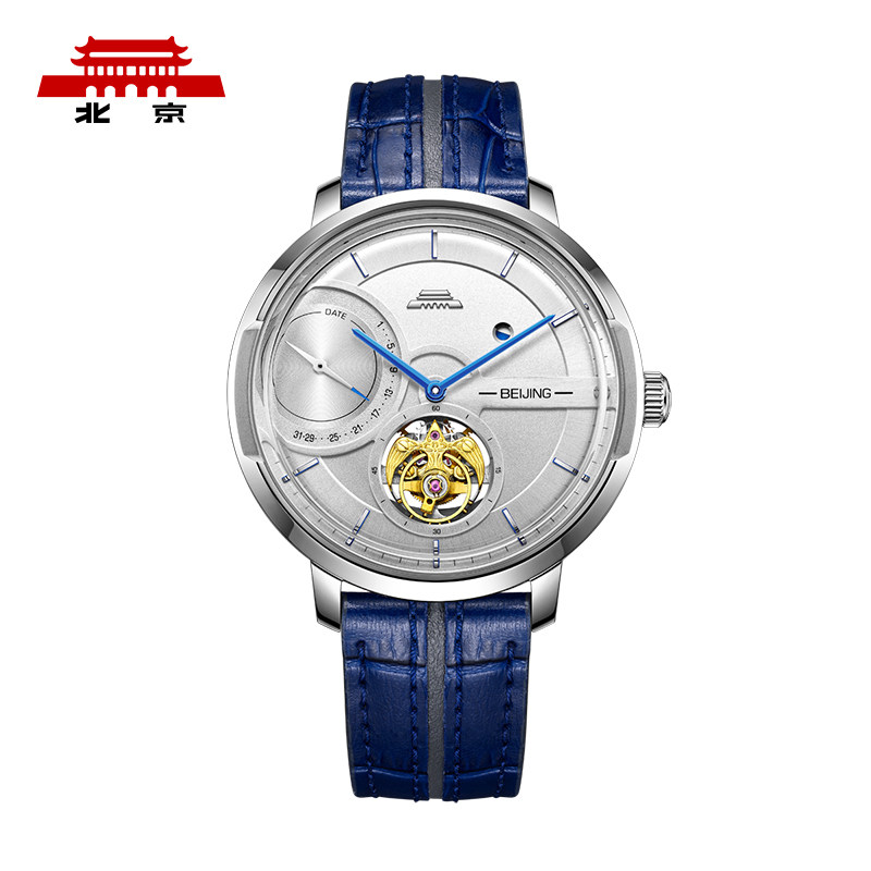 北京手表官方正品榫卯陀飞轮手动机械表防水限量高端礼物男士腕表 北京手表官方正品榫卯陀飞轮手动机械表防水限量高端礼物男士腕表