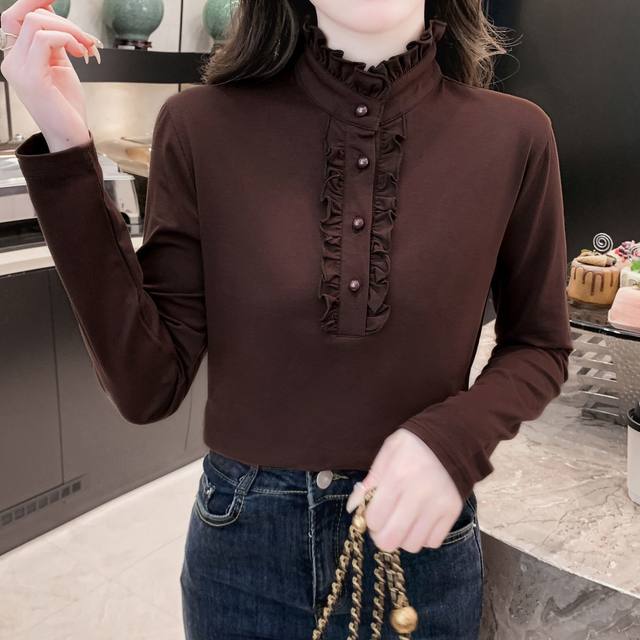 Autumn and winter high-end temperament fungus edge addition