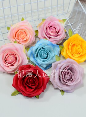 法式玫瑰婚庆场景布置甜品装饰花