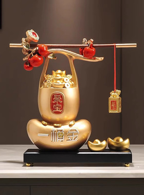 入门玄关摆件进门入户门搬家礼物乔迁新居礼品电视柜装饰轻奢高档
