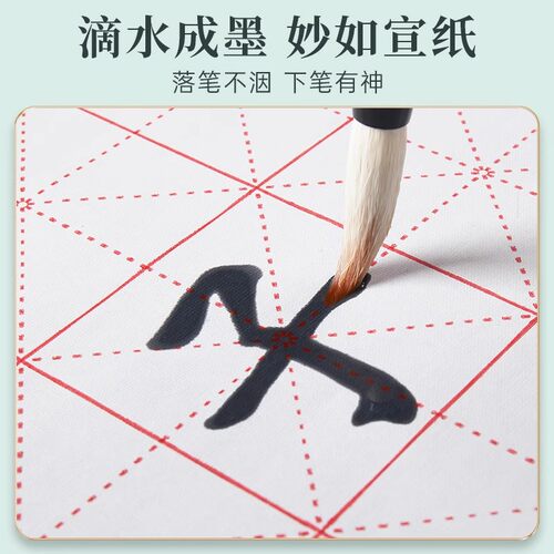文房第五宝毛笔字水写布练字专用初学者高级练习仿宣水写书法布练习布小学生练毛笔字的水洗布水写纸临摹字帖 - 图1