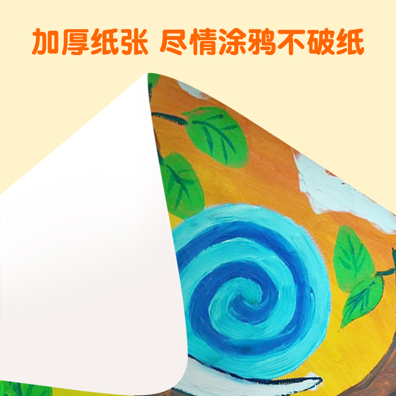 六品堂长卷绘画纸儿童涂鸦大画纸超大白纸宝宝不脏墙涂鸦画卷纸大画纸长画纸美术绘画专用8k素描纸大张卷纸 - 图1