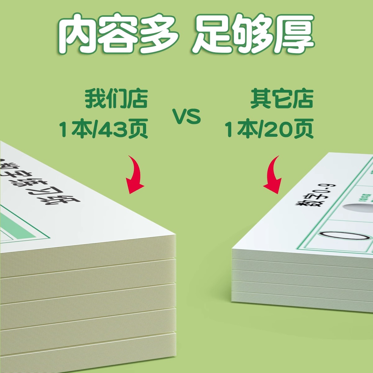 数字练字帖儿童幼儿园描红本点阵控笔训练字帖幼小衔接3-6岁一年级拼音数字笔画笔顺练习练字入门初学者练习写字中班学前班练字本 - 图1