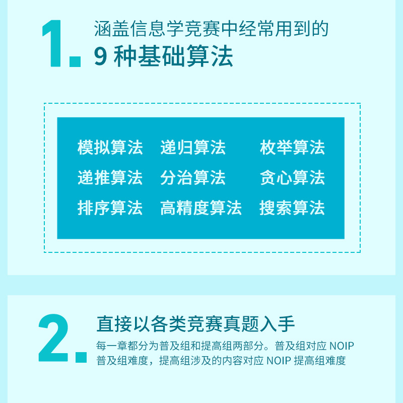 【书】信息学竞赛宝典基础算法 C++信息学竞赛信息学奥赛一本通NOIP全国信息学奥林匹克竞赛教程算法竞书籍-图1