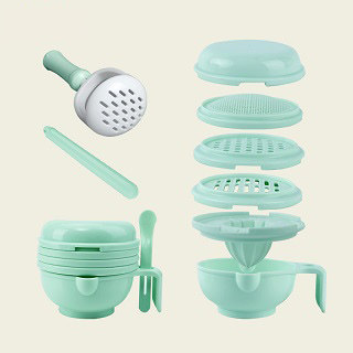 宝宝辅食手动剪果泥蔬菜工具研磨器 宝盖儿食物研磨器