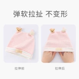 Детская осенняя хлопковая удерживающая тепло шапка для раннего возраста для новорожденных