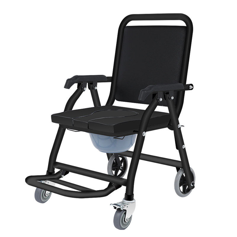 老人坐便椅移动马桶家用坐便器可折叠便携残疾人孕妇加厚加大带轮,淘宝优惠券,粉丝福利购,淘宝优惠卷