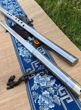 龙泉市萧中刀剑可吹一体萧剑猛钢车载防身冷兵器笛子棍中刀未开刃