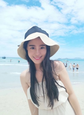 日本cogit防晒帽女大沿帽