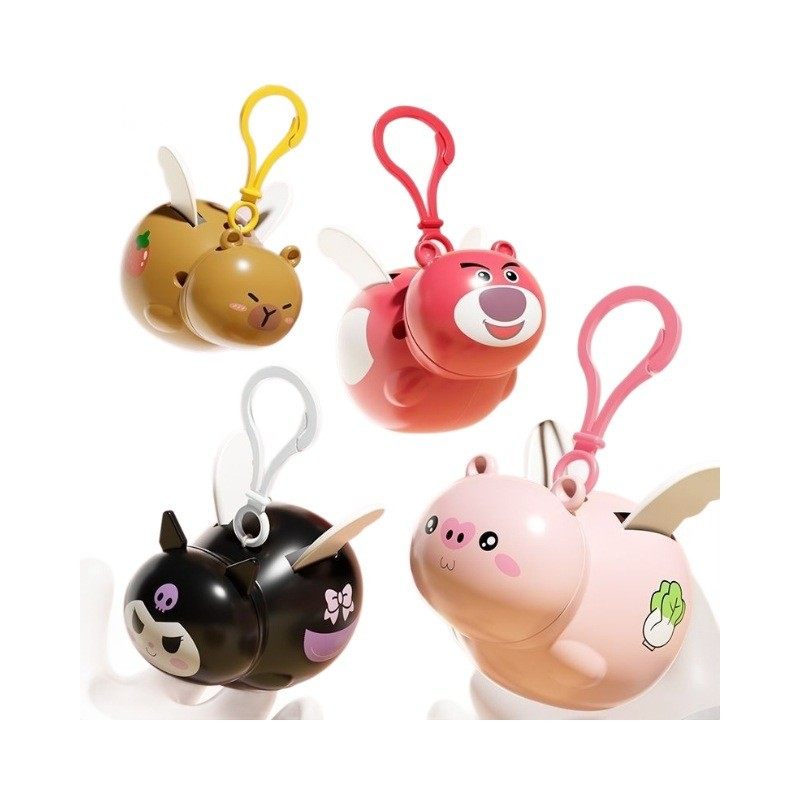 拉线飞天水豚钥匙扣挂件幼儿园儿童节生日礼物奖励学生玩具小礼品,淘宝优惠券,粉丝福利购,淘宝优惠卷