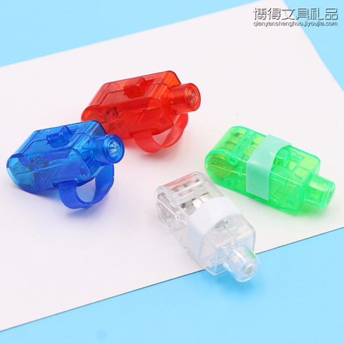 彩色发光戒指戒指灯炫彩LED手指灯炫彩手指灯玩具小礼品 - 图2