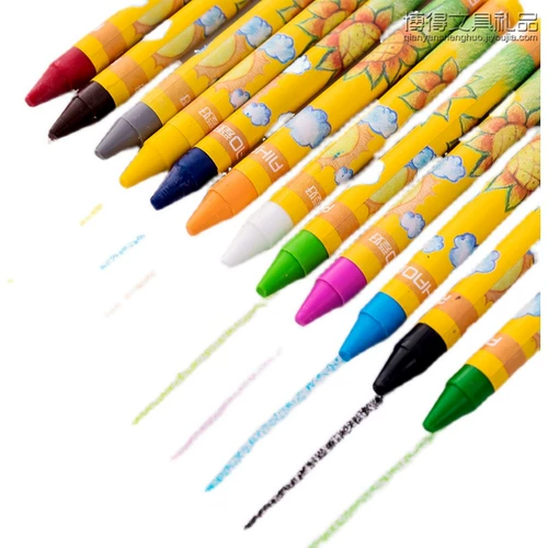 Детские канцтовары для школьников для детского сада, мелки, подарок на день рождения, 8 цветов, 12 цветов