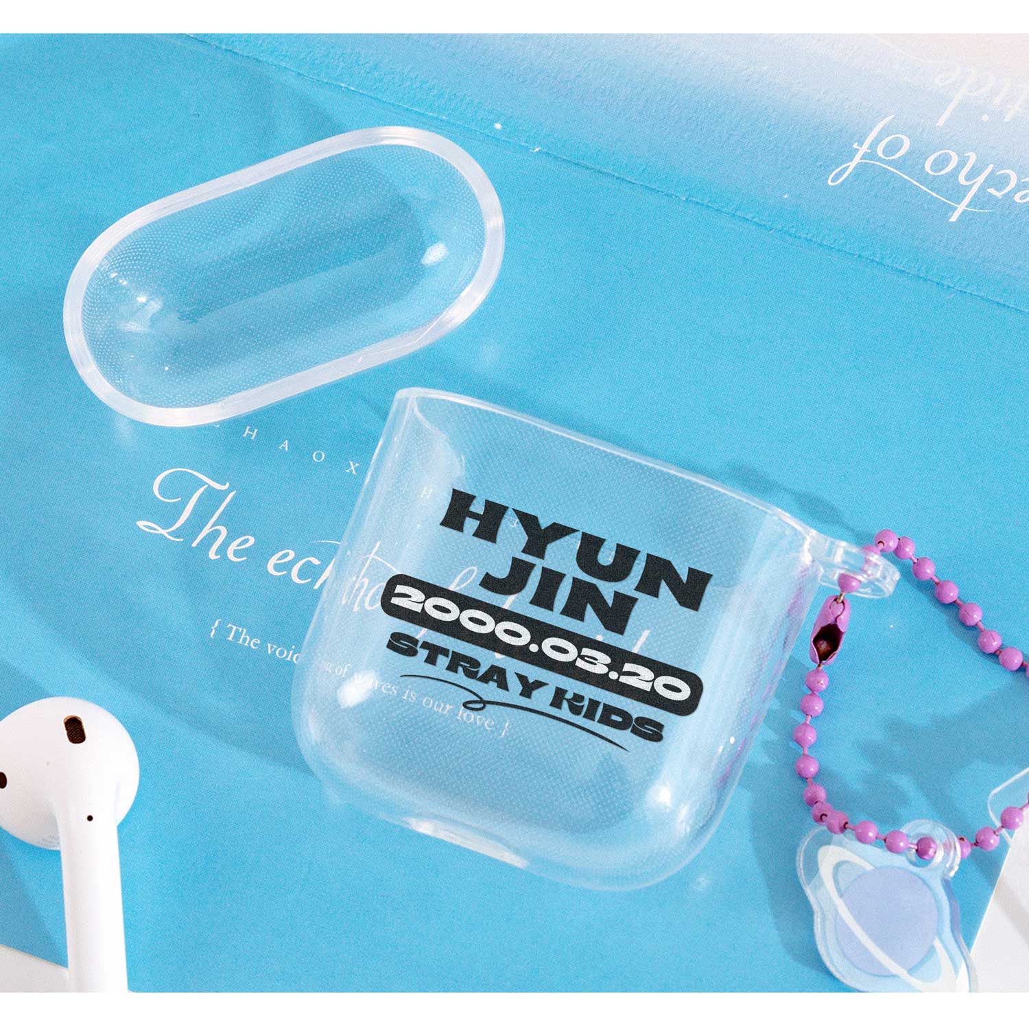 straykids黄铉辰 李龙馥适用于苹果耳机套airpods/pro 3代保护套 - 图1