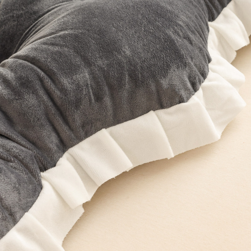 欧式卧室双人床上靠背出租屋床头靠垫防撞靠枕深灰免洗飘窗大软包,淘宝优惠券,粉丝福利购,淘宝优惠卷