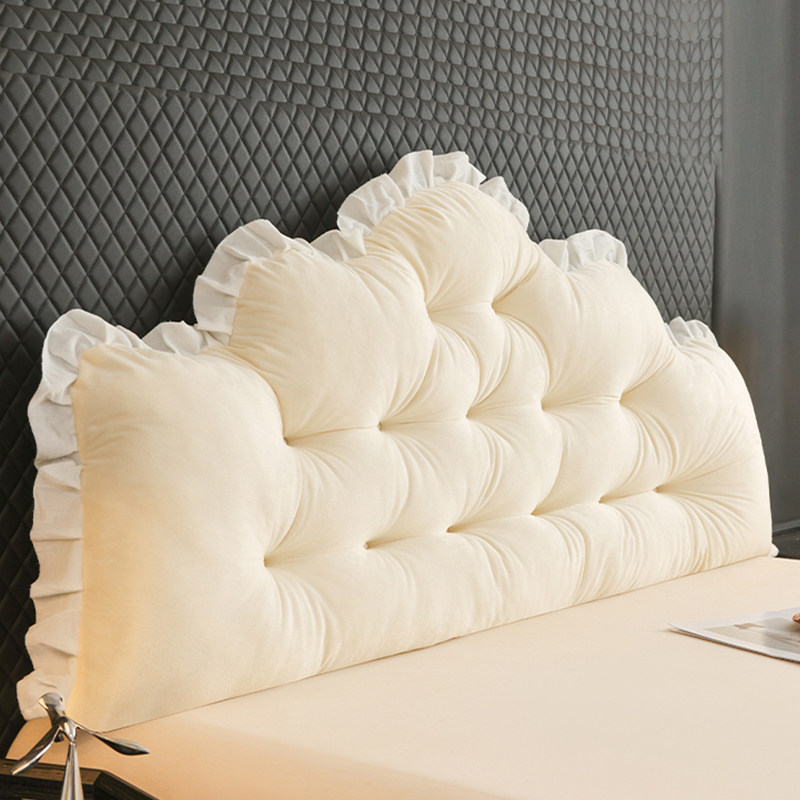 公主靠枕欧式床上靠背卧室床头防撞软垫加高榻榻米软包绑带固定,淘宝优惠券,粉丝福利购,淘宝优惠卷