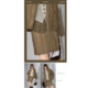 COCOBELLA Lyocell retro ຂົ້ວສີເພັດ plaid skirt ແມ່ຍິງດູໃບໄມ້ລົ່ນແລະລະດູຫນາວ A-line skirt HS0057