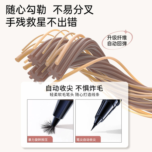袋鼠妈妈备孕眼线液笔妇女专用化妆品可用彩妆正品眼影眉笔套装 - 图2