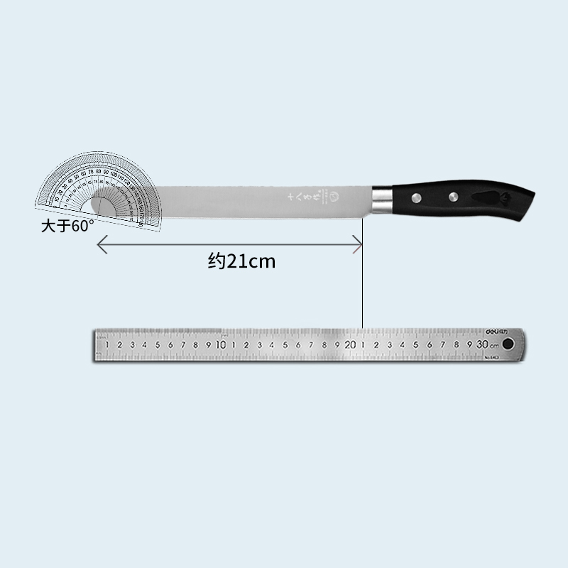 十八子作水果刀 家用厨房切西瓜专用长刀具不锈钢菜刀旗舰店阳江 - 图2