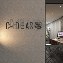 Metal Sheet Steel Luminous Solid Character Logo Image Background Wall Iron Art Character Billboard to make sign font production