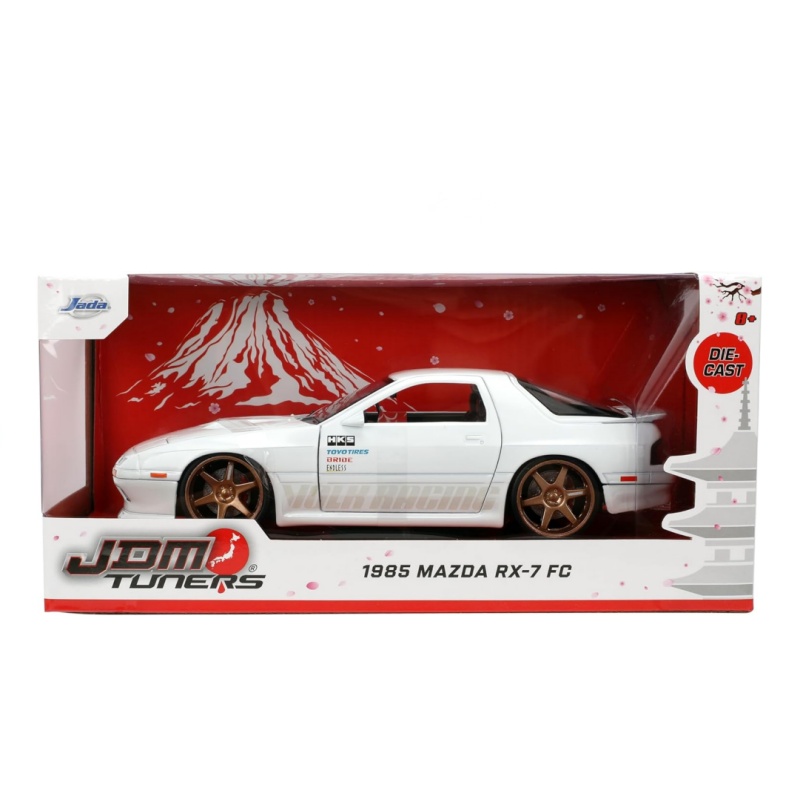 Jada Toys JDM1:24 比例 1985马自达RX-7 FC合金收藏汽车模型玩具 - 图3