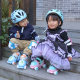 Patillas para niñas Niños para principiantes Patinillos completos patines de hielo patines para niños patines niños doble hilones de la fila poleas