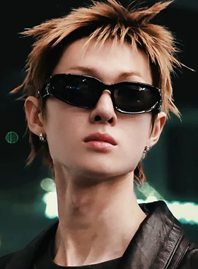 martin马丁同款赛博朋克未来感墨镜男款痞帅复古街头嘻哈太阳眼镜