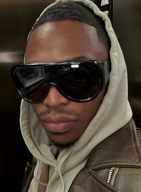 时尚大框黑色防紫外线墨镜男女潮酷街拍运动朋克风太阳眼镜显脸小