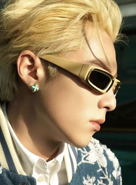 王鹤棣五十公里桃花坞同款墨镜太阳镜开车时尚街拍可配近视墨镜