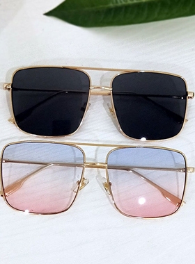 九龙城寨之围城古天乐同款方墨镜男同款眼镜太阳镜大配近视墨镜