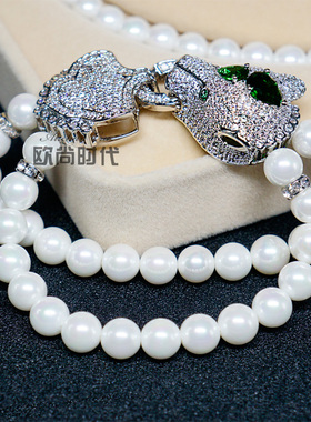 豹子头多层母亲节礼物淡水珍珠