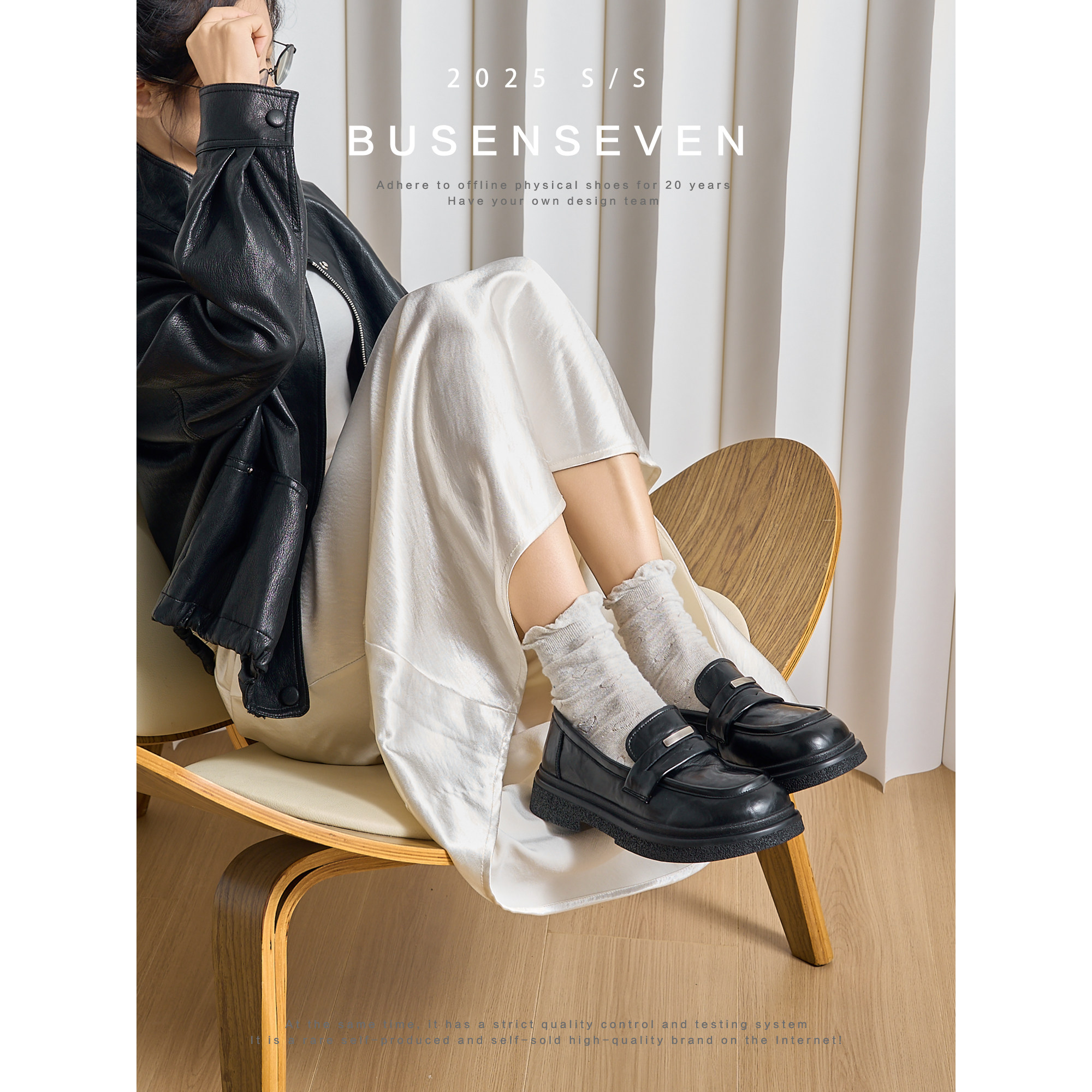 柒步森林手抓纹牛皮英伦小皮鞋学院风JK制服乐福鞋子女单鞋秋新款,淘宝优惠券,粉丝福利购,淘宝优惠卷