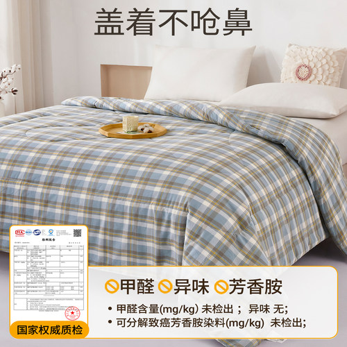 新疆长绒棉被纯棉花被子棉絮被芯冬被水洗棉冬季加厚保暖单人冬天 - 图1