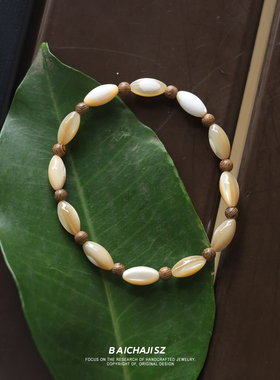 2025新款沉香金米粒小猫眼手链