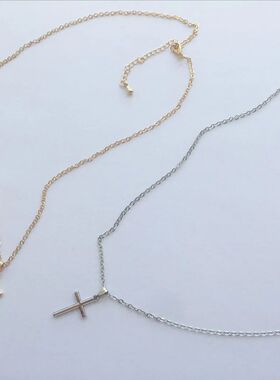 Fashion Female Cross Pendants dropshipping Gold Black Color