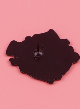 Cute Black Cat Enamel Pin Animal Brooch Pines Lapel Pins Bad
