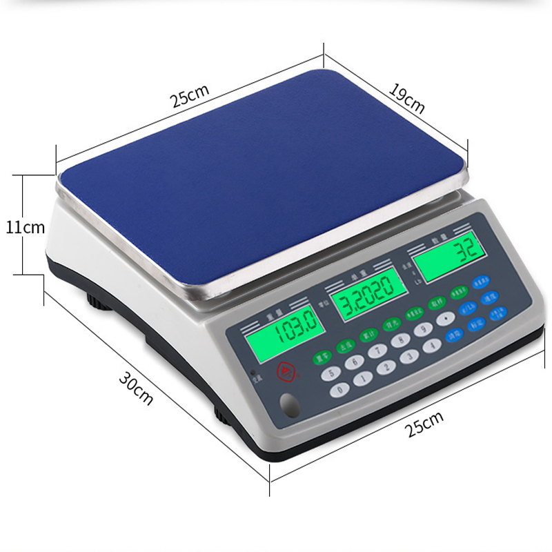 上海三峰牌电子称ACS-D21计数秤称重智能电子秤0.1精准工业称商业 - 图0