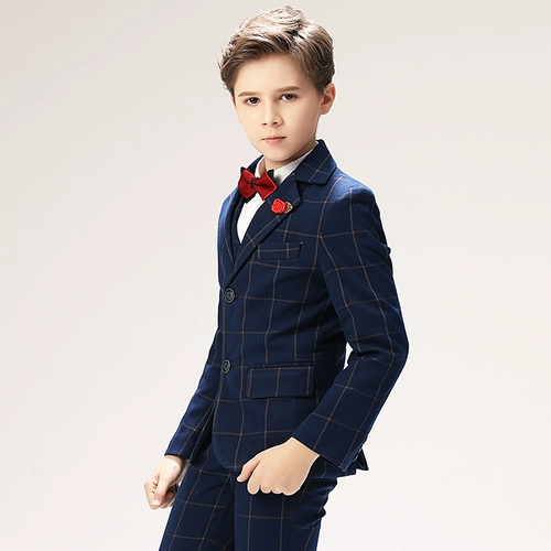 Детский костюм мальчика цветочника, классический костюм, платье, в корейском стиле