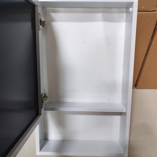 简约现代镜柜 镜箱太空铝浴室柜单独收纳盒卫生间挂墙式储物镜子 - 图1