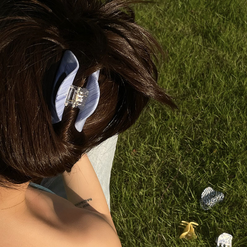 简约慵懒优雅法式气质抓夹时尚复古醋酸板材后脑勺发夹夹子头饰女,淘宝优惠券,粉丝福利购,淘宝优惠卷