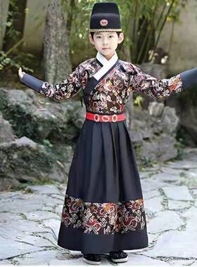 演出服古装男女黑色舞台飞鱼帽