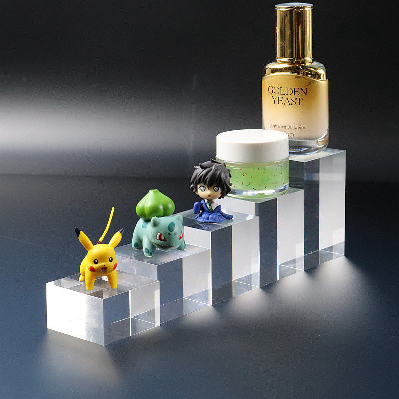 亚克力透明方柱水晶座玩具模型展示架化妆品珠宝首饰古玩瓷器底托,淘宝优惠券,粉丝福利购,淘宝优惠卷