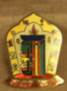 藏传用品十相自在贴纸多规格