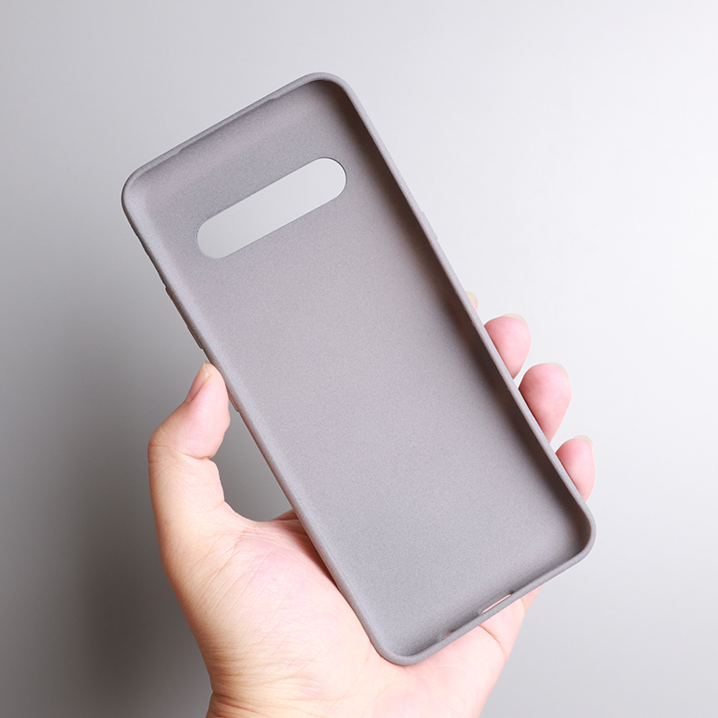 适用LG V60手机壳奶奶灰V50ThinQ磨砂防滑V40全包防摔V30软硅胶套V20防指纹V50S简约纯色 - 图1