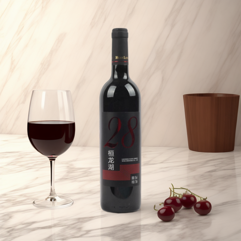 辽宁本溪桓仁特产 桓龙湖28山葡萄酒6支装 国产甜型红酒 特惠包邮 - 图0